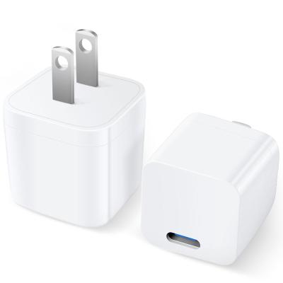 China New Arrival USA UK QC2.0 Mini USB-C EU PD 20W Wall Charger 2022 Fast Charger Adapter for iPhone Charger for sale