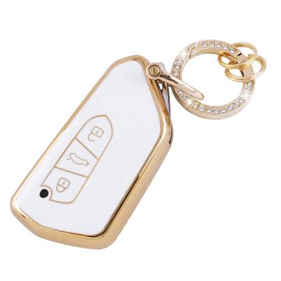 China TPU For VW Volkswagen Key Cover FOB Car Locks Soft TPU Protector Keyshell Shell Case Keychain Full Covers Compatible With Golf 8 ID4 for sale