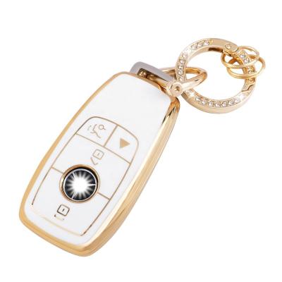 China TPU For Mercedes Benz Key Fob Cover Premium TPU Soft Key Case Protector Compatible With Mercedes Benz C E S M CLS CLK G Class for sale