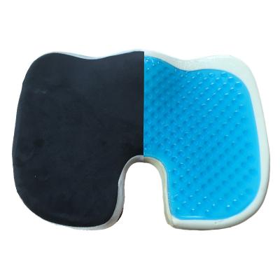 China Weightless Summer Office Chair Car Seat Silicone Ice Gel Memory Foam Anti-Static Cushion for sale