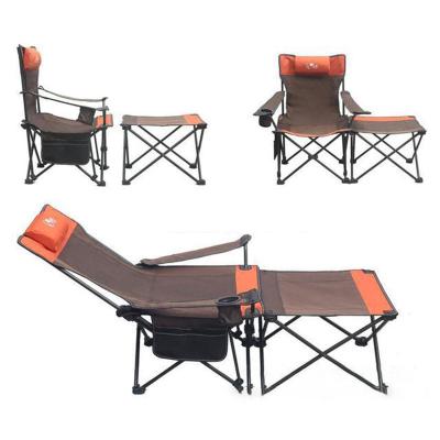 China Modern Canopy Folding Relax Chair Lightweight Camping Portable Beach Chair With Sunshade Outdoor Lounger for sale