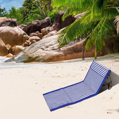 China Factory Sale Lighiweight Modern Portable Whole Frame Folding Metal Extended Outdoor Camping Beach Chair for sale