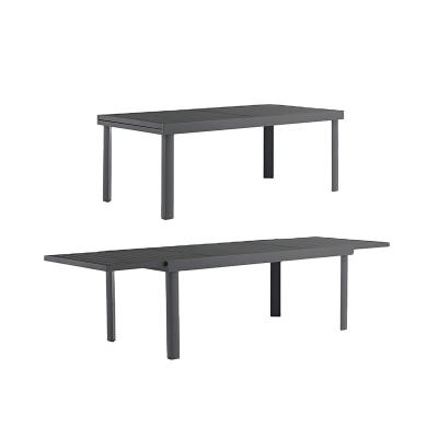 China Modern China Popular and Practical Modern Metal Solid Aluminum Dining Table Set Outdoor for sale