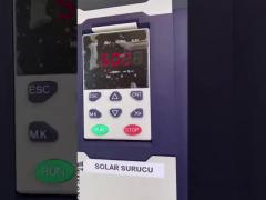 HYBRID VFD500-PV 10HP 7.5kw solar pump project in turkey