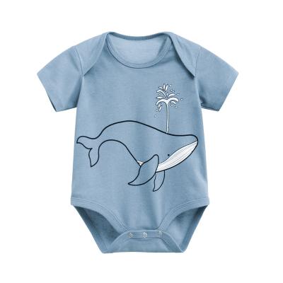 China New 2021 Wholesale Summer Newborn Comfy One Piece Baby Clothes For Boys And Girls Baby Rompers for sale