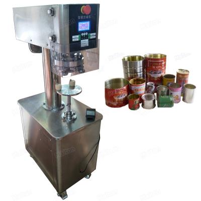 China Beverage fast delivery semi automatic solidpack plastic aluminum can jar bottle sealer machine aluminum foil for sale