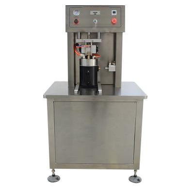 China Beverage Manual Semi Automatic Vacuum Capping Machine For Glass Jars / Bottles for sale