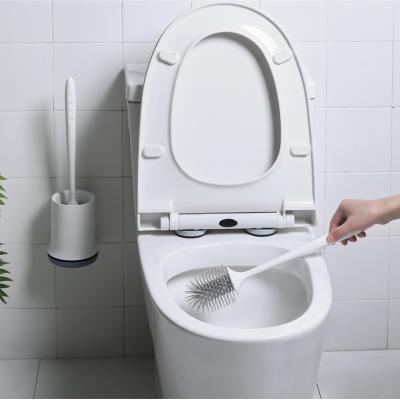 China Easy to Use and Storage Bathroom Scrubber Sweep Long Handle Toilet Brush Cleaning Brush Bathroom for sale