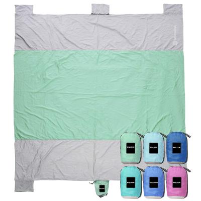 China Comfortable Outdoor Sand Proof Parachute Waterproof Beach Picnic Mat for sale