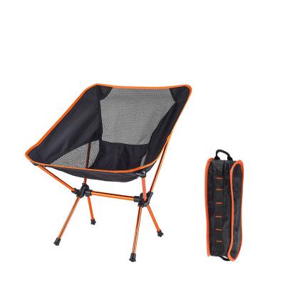 China Modern Moon Chair Folding Camping Chair Ultralight Lightweight Portable Outdoor Beach Chair for sale