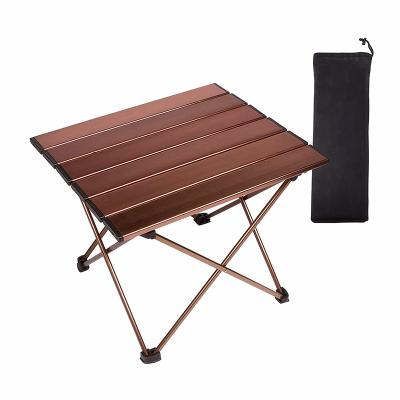 China Modern Camping Table With Aluminum Table Top And Carry Bag , Folding Ultralight Camp Table In A Bag for sale