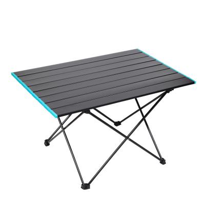 China Outdoor Aluminum Picnic Camping Table Modern Black Camping Folding Table Folding Coffee Table for sale