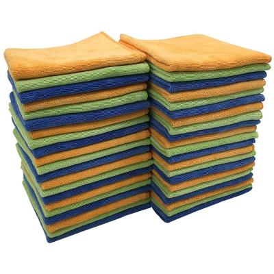 China Viable Wholesale Kitchen Color Microfiber Cloth Clean Simple Kitchen Towel for sale