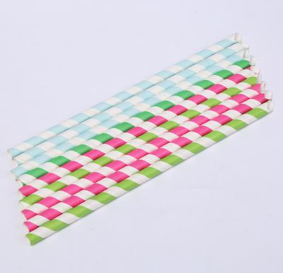 China 4 Layers Biodegradable Stronger End Pointed Jumbo 12mm Pointed Drinking Paper Straw for sale