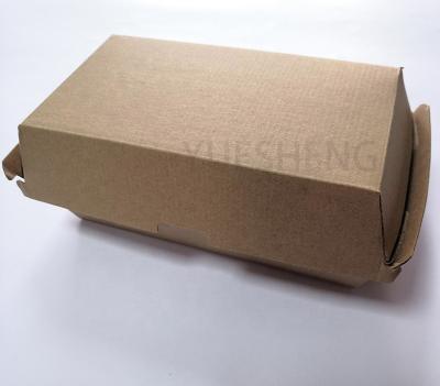 China Bio-degradable Fried Chicken Food Biodegradable Snack Box for sale