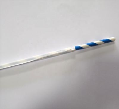 China Traditional Popular Type Paper Wrapped Blue Stripe Drinking Paper Straws for Cocktail for sale