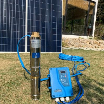 China Family Homes 2inch Quality Pressurized DC Water Pump Deep Well Solar Water Pump Solar Submersible for sale