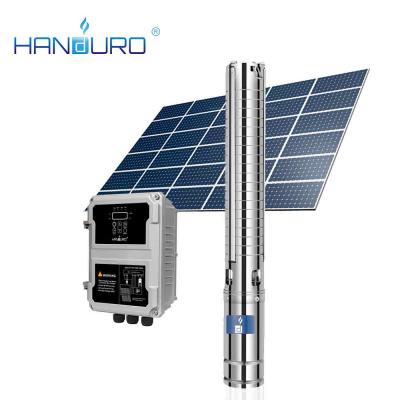 China High Efficiency 3inch 6m3/h 80m 72v 1100w Solar Outdoor Pump Solar Water Pump DC Solar Water Pump for sale