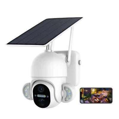 China Waterproof / Weatherproof High Level Good Price Of Good Quality 1080P Hd Wifi Solar Panel Battery Security Camera Waterproof Ptz Control 4G Solar Camera for sale