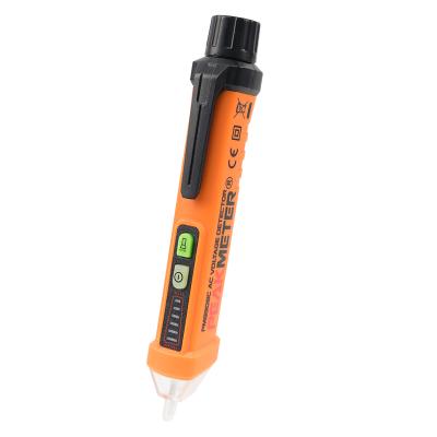 China Peakmeter PM8908C factory supply non contact AC voltage electronic tester pen with 3 kinds sound and lengthened LED alarm detector for sale