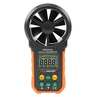 China High Accuracy PM6252A Digital Handheld Industrial Anemometer With Measuring Range 0.4-30.0 m/s Wholesale PM6252A for sale