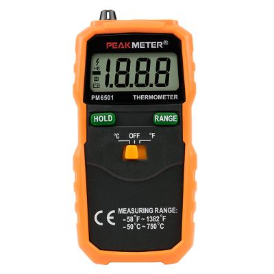 China PM6501 2000 Counts Industrial Type Digital Measuring Range Thermometer -50 750 C Mini Digital Temperature Meter PM6501 K for sale