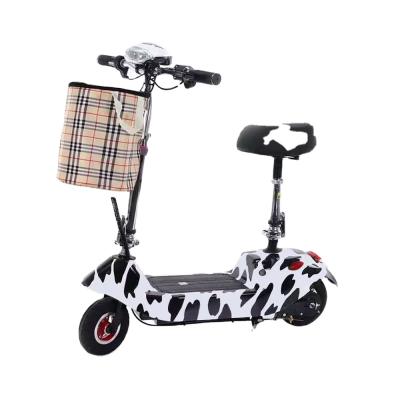 China Safety Unisex Popular Color White 24V Adults Folding Electric Scooter for sale