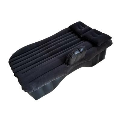 China Factory Foldable Low Price Inventory Suitable Black PVC Air Mattress For Car for sale