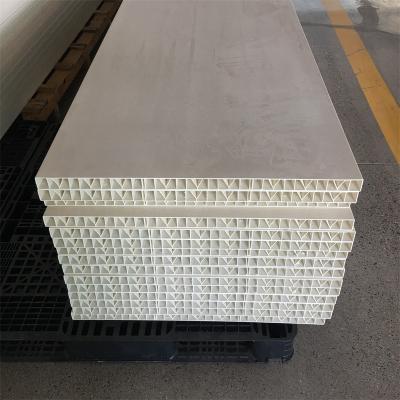 China Durable PVC Panel Cage Animal Use White Hollow PVC Wall Panel For Pig Fence Pig Farm Equipment for sale