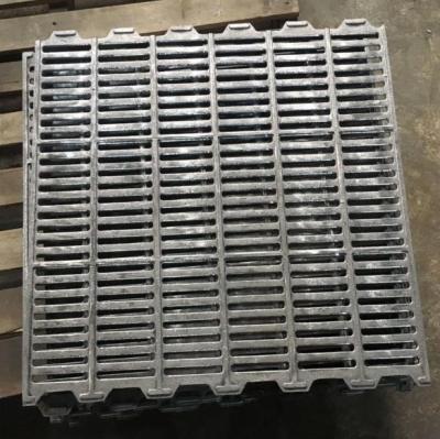 China Pig Farm Pig Farm Equipment Cast Iron Sow Floor For Farrowing Crate, Cast Iron Floor Drain Cover for sale