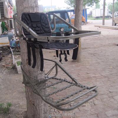 China Steel Tree Tube Support Hunting Ladder Tree Climbing Ladder for sale