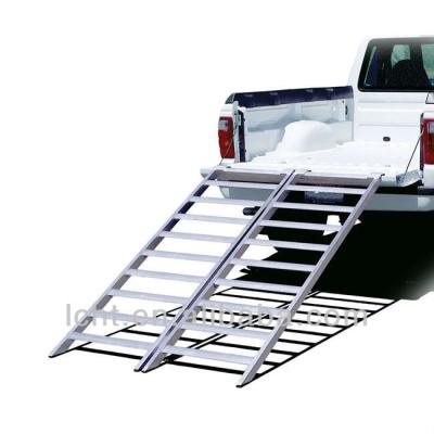 China Steel Triple Folding Ramp Motorcycle ATV Loading Ramp Snowmobile Lawn Trailer for sale