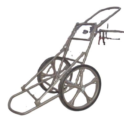 China New Outdoor Activities Hunting Deer Game Carrier with Trolley Steel Frame for Outdoor Hunting Game for sale