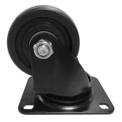 China Light Duty Wheel XY-093 Industrial Caster Iaster 3 Inch Heavy Duty Plate Caster Wheel For Shopping Trolley Trolley for sale