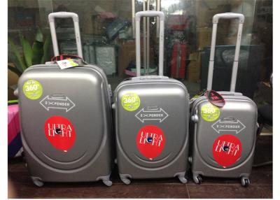 China 4 Wheels Hard Case Spinner Luggage Sets Of 3 Piece For Business Travelling for sale