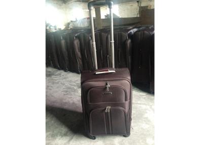 China Business Trip / Travel Soft Trolley Luggage 1680D Carry On With 4 Rotating Wheels for sale