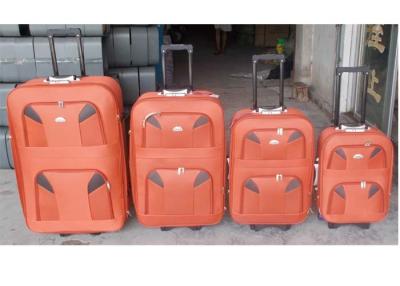 China Four Colors Eva 8 Wheel Suitcase For Travelling With Silver Normal Combination Lock for sale