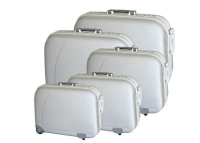 China Colorful ABS 3 Piece Suitcase Set  With 360 Degree Turning Wheels And Big Wheels for sale