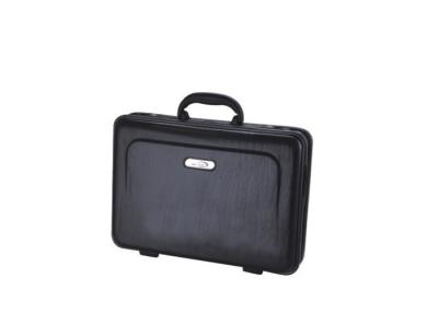 China ABS Iron Frame Business Leather Bag For Man Popular With Silver Piping for sale