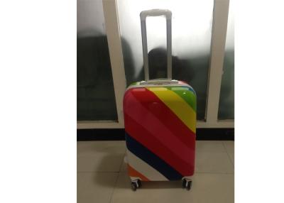 China ABS PC Polypropylene Luggage Bags Plastic Handle Support 4 Rotative Wheels Framed for sale