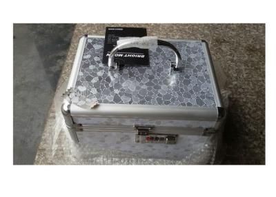 China Clear Travel Cosmetic Makeup Case Bags Leathered Board Material 8 Colors Available for sale