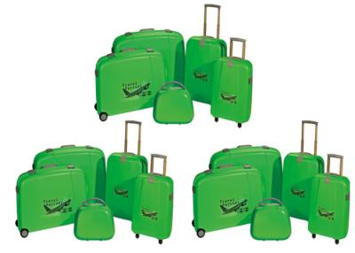 China Durable Hard Plastic Carry On Luggage With Iron Trolley For 18 / 22 Inch for sale