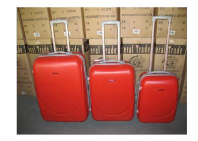 China Travelling ABS 2 Wheel Trolley Luggage Set Zipper Framed With Iron Trolley for sale