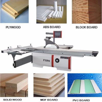 China Pecision Horizontal High Speed ​​Solid Wood Cutting Machine For PVC Panel F3200 for sale