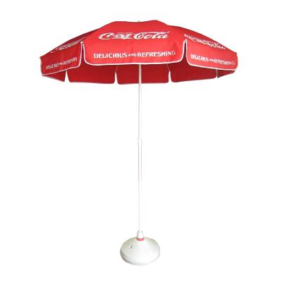 China Modern Custom Printing Advertising Beach Umbrella Parasol Promotional Umbrella for sale