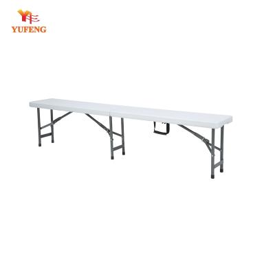 China Table 6ft Outdoor HDPE Plastic Folding Bench for sale