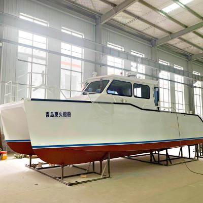 China Offshore Fishing 32.5 Feet Catamaran Yacht Aluminum Alloy / Mini Small Boat Luxury Yacht / Boats Luxury Yacht for sale