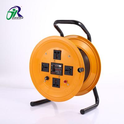 China Industrial Equipment Cable Supplier Extension Cable Lead Reel Steel Material Retractable Welding Drum for sale