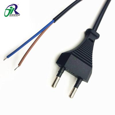 China Construction Household H05VV-F Length 1.8m VDE 1.5mm2 EU Power Cable Electrical Plug for sale