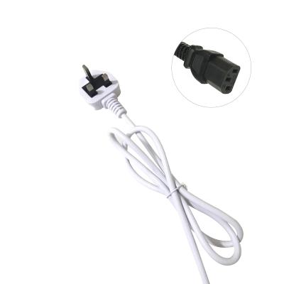 China Good Quality UK BS Approval 3 Pin Plug 250V Industrial Computer Power Cords With Power Extension Cord for sale